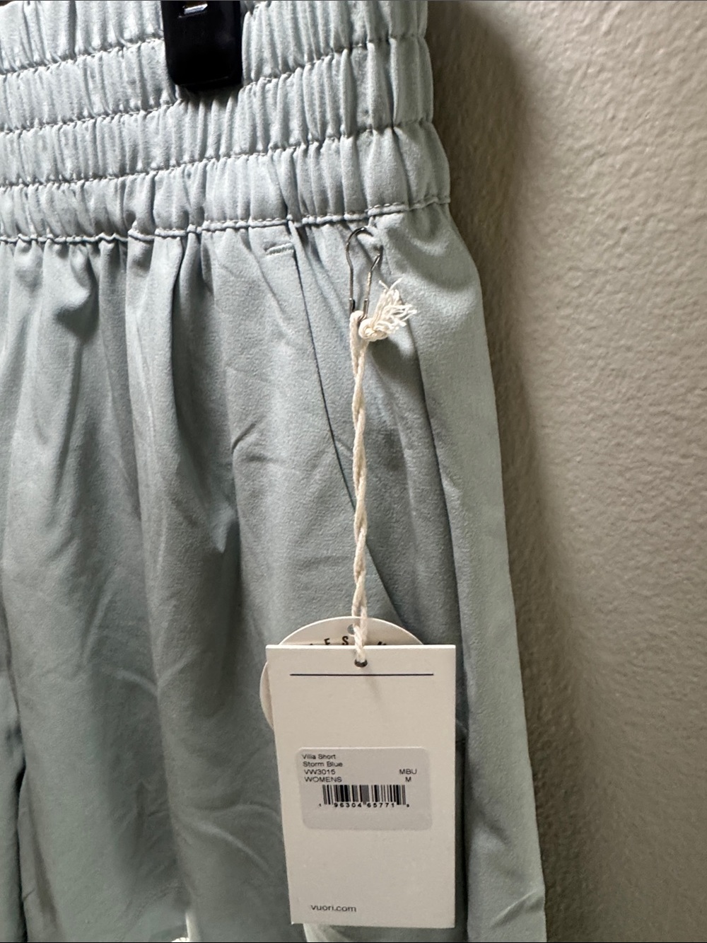 Vuori Women's Light Sage Athletic Shorts with Elastic Waist - Picture 5 of 8